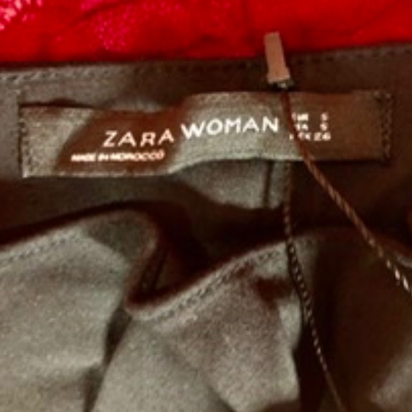 ZARA Ruffle Pants, S, NWT - Picture 3 of 7